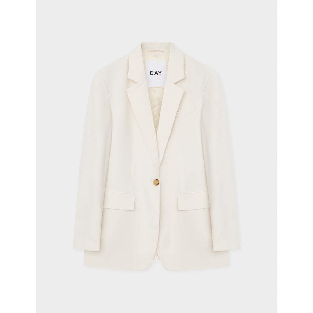 Elton Ivory Single Breasted Blazer