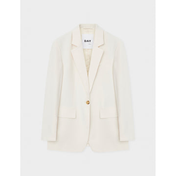 Elton Ivory Single Breasted Blazer