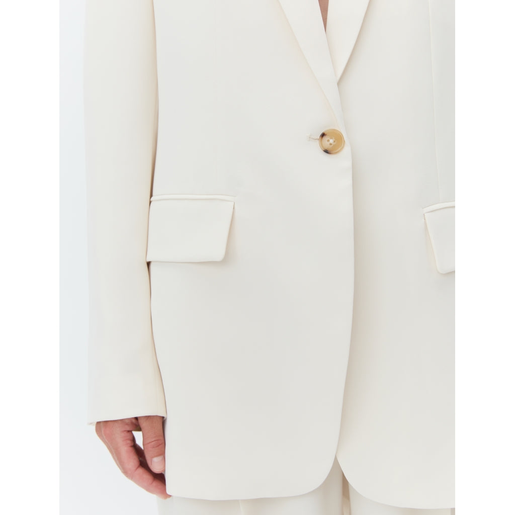 Elton Ivory Single Breasted Blazer