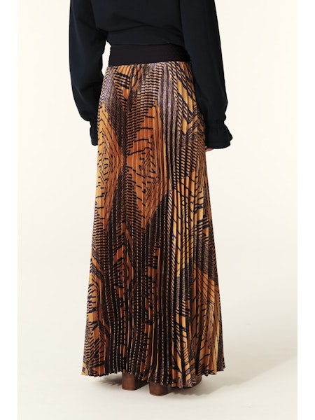 Sow Pleated Maxi Skirt