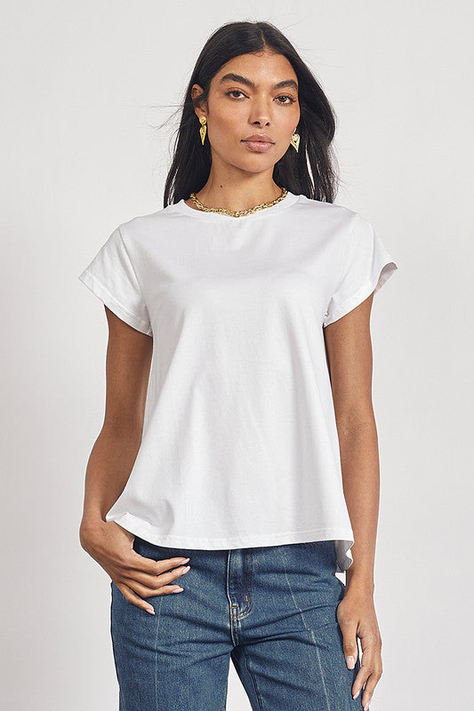 White Classic Swing TShirt