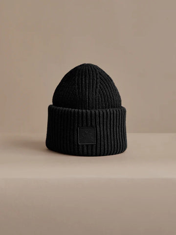 Cresta Black Beanie Hat