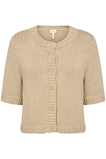 Nathelie French Oak Metalic Knit Top