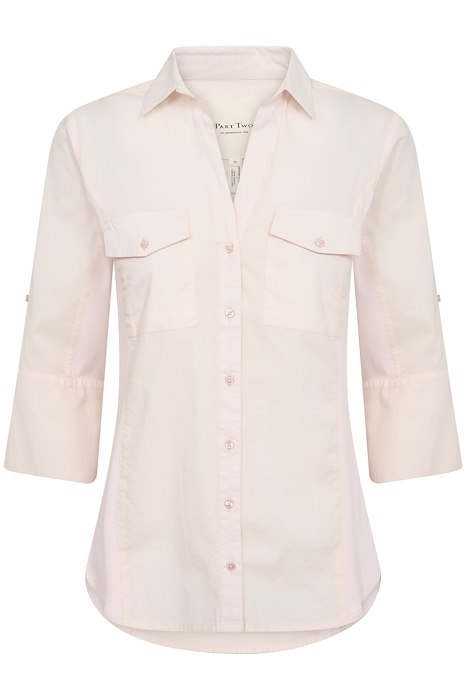 Cortnia Mauve Pink Cotton Shirt