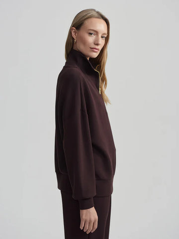 Hawley Coffee Bean Half Zip sweater