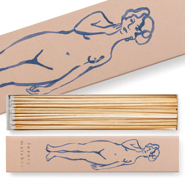 Nude Long Luxury Matches by Wanderlust Paper Co.