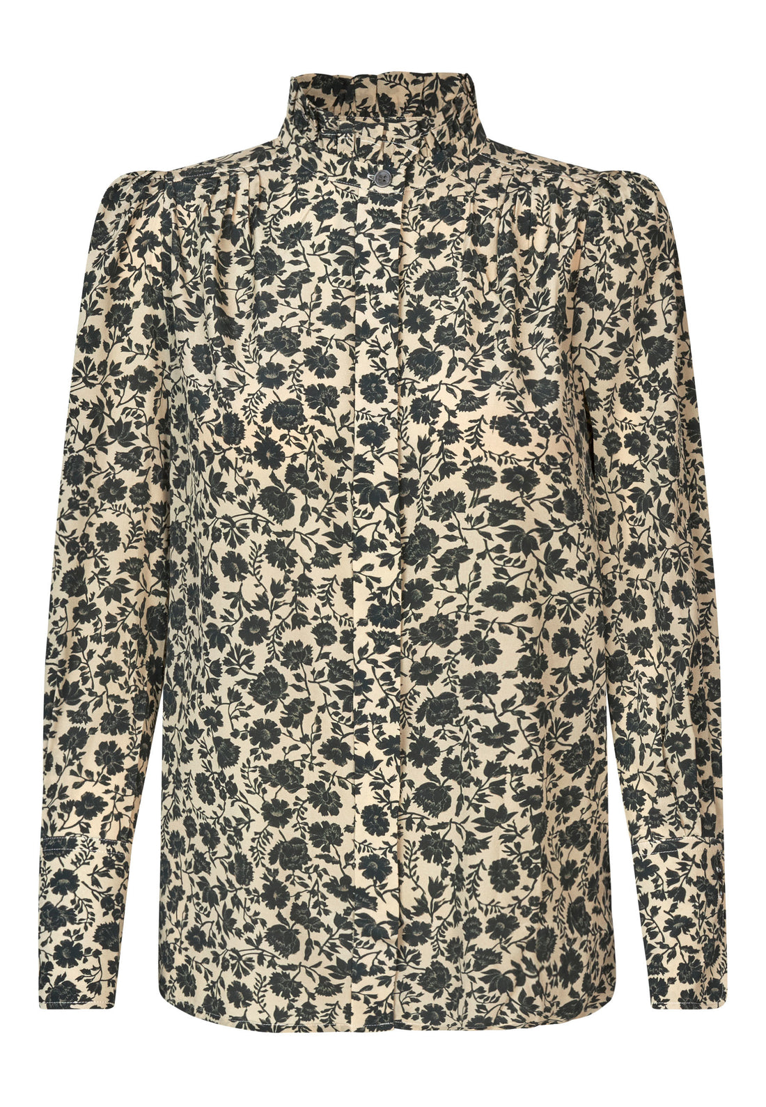 Roberta Crocus Creme Print Blouse