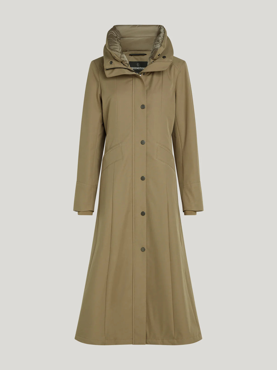 Molly Waterproof Pleated Clay  Raincoat