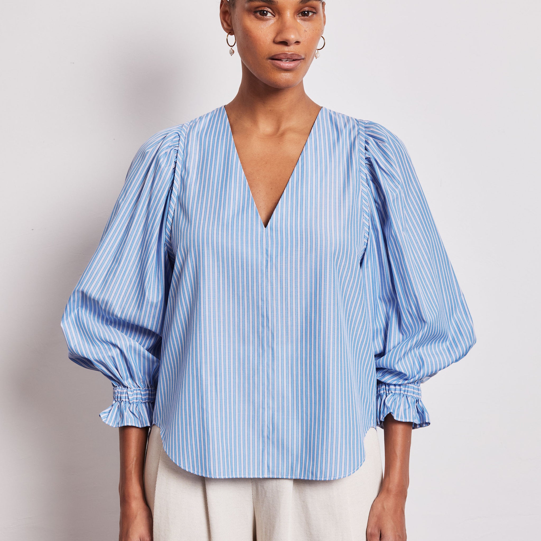 Remi Blue Stripe Shirt