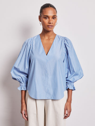 Remi Blue Stripe Shirt