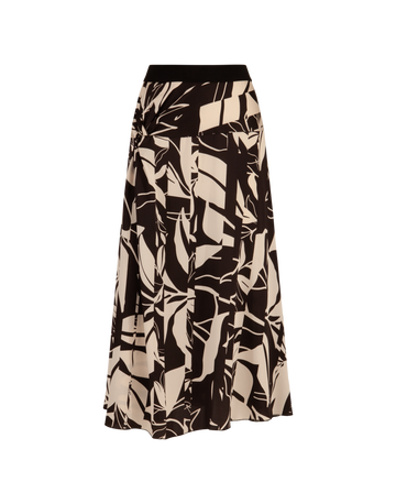 "On Point" Botanical Print Skirt