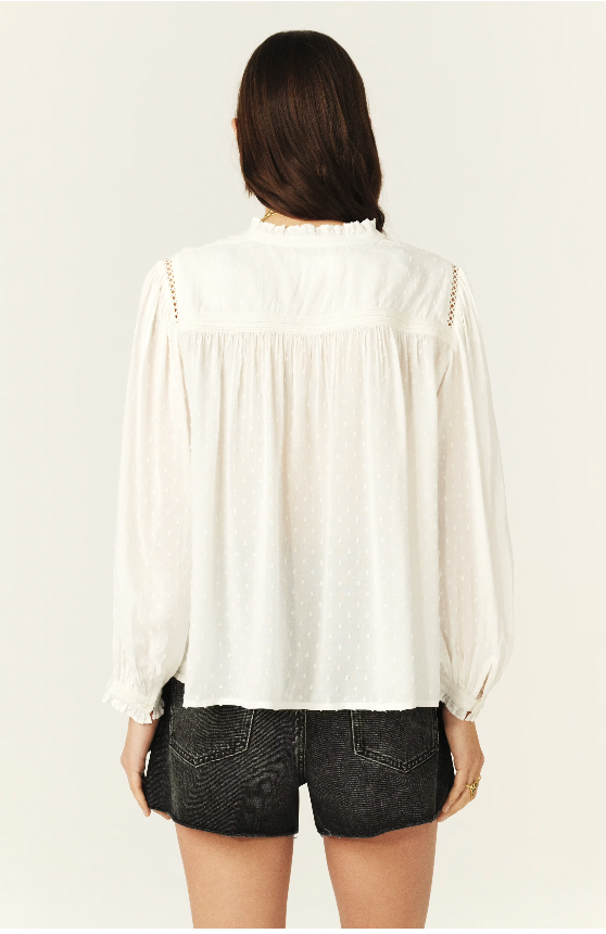 Pintor Creme Frill Blouse