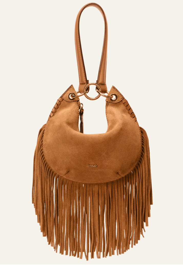 Swing Tassel Bag in Cognac