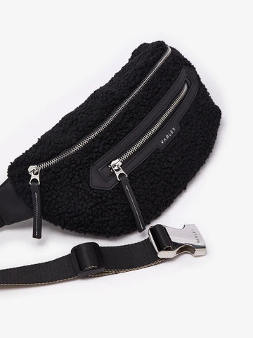 Kansa Black Sherpa Belt Bag