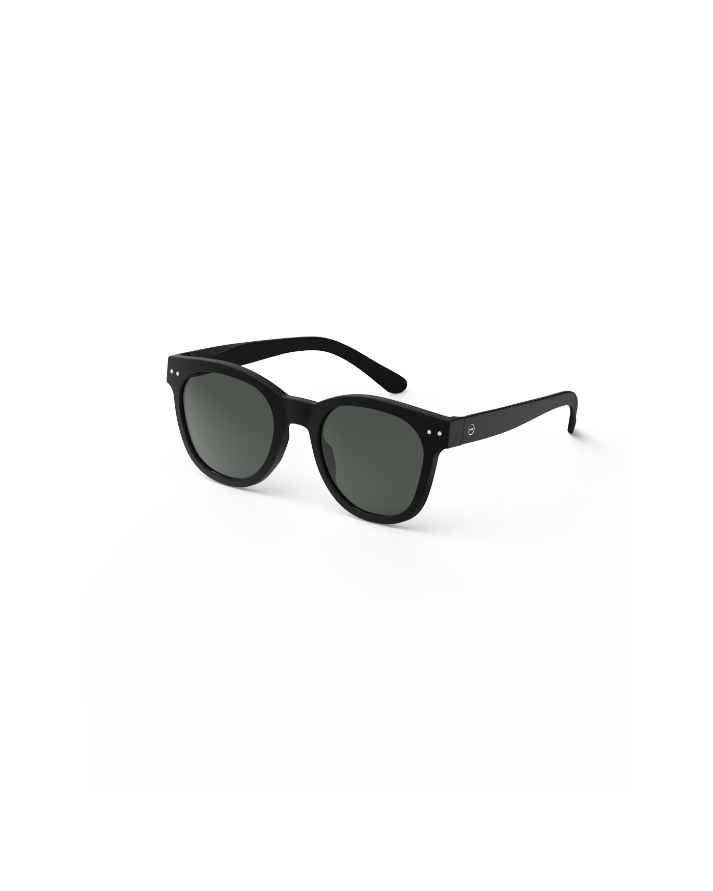 Oversized Black Trapeze Sunglasses